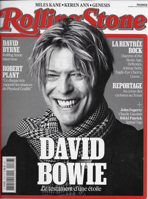 RollingStone fr n� 176 - Octobre 2025 David Bowie