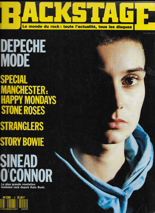 Backstage n� 9 - Mars 1990 Sinead O Connor cover