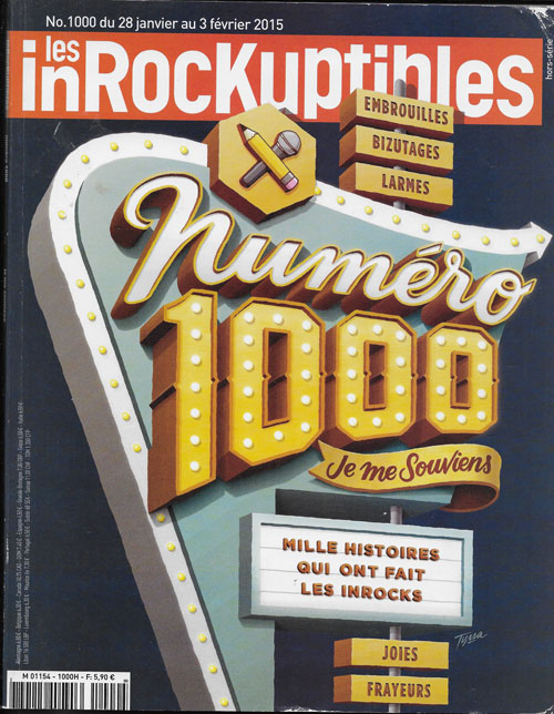 Les Inrockuptibles n�100 janvier 2015 je me souviens