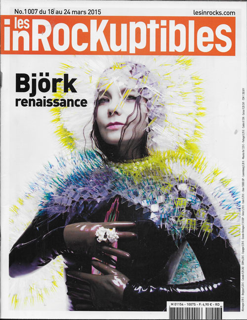 Les Inrockuptibles n� 1007 Mars 2015 Bjork cover