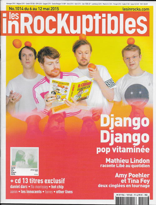 Les Inrockuptibles n� 1014 Mai 2015 Django Django