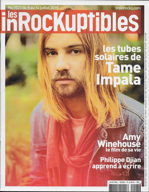Les Inrockuptibles n� 1023 Juillet 2015 Kevin Parker Tame Impala cover