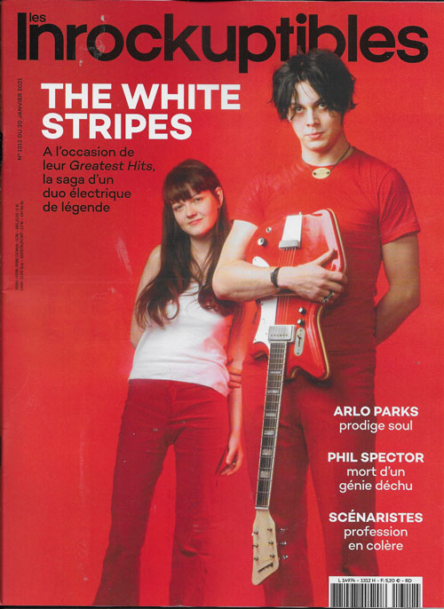 Les Inrockuptibles n� 1312 Janvier 2021 The White Stripes cover