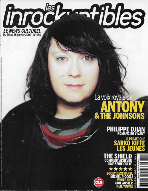 Les Inrockuptibles n�686 Janvier 2009 Antony & The Johnsons