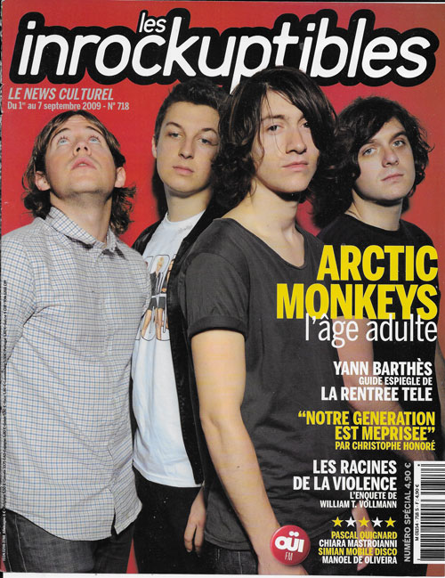Les Inrockuptibles n�718 - 1 au 7/09/2009