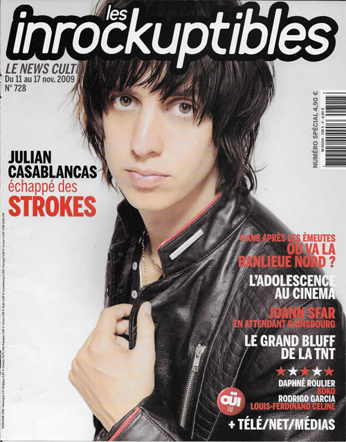 Les Inrockuptibles n�728 2009 11 Julain Casablancas
