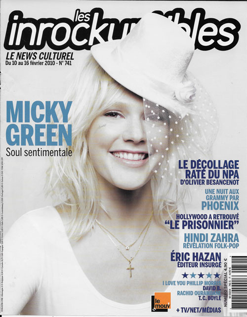 Les Inrockuptibles n�741 2010 02 Micky Green