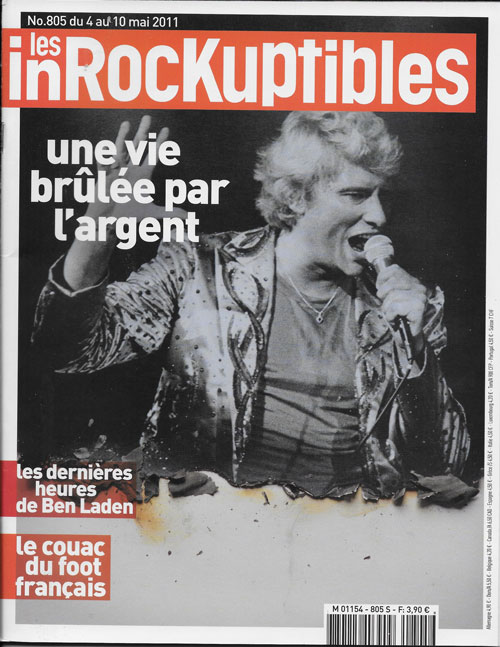 Les Inrockuptibles n� 805 Mai 2011 Johnny Halliday cover