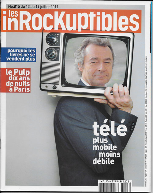 Les Inrockuptibles n� 815 Juillet 2011 Michel Denisot cover