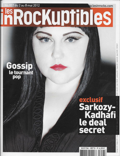 Les Inrockuptibles n� 857 Mai 2012 Beth Ditto - Gossip 