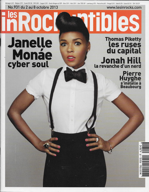 Les Inrockuptibles n� 931 - Octobre 2013 Janelle Mona� cover