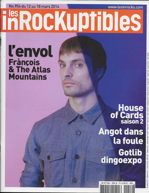 Les Inrockuptibles n� 954 Mars 2014 Fr�n�ois & The Atlas Mountain cover