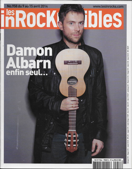 Les Inrockuptibles n� 958 Avril 2014 Damon Albarn cover