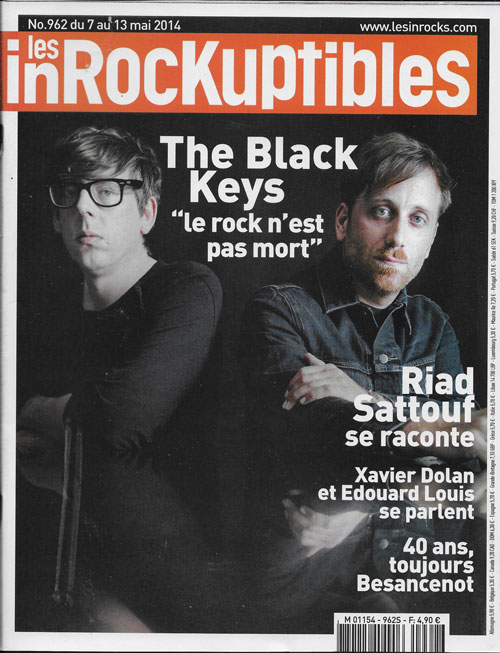 Les Inrockuptibles n� 962 Mai 2014 The Black Keys cover