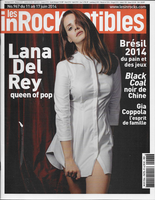 Les Inrockuptibles n� 967  Juin 2014 Lana Del Rey cover