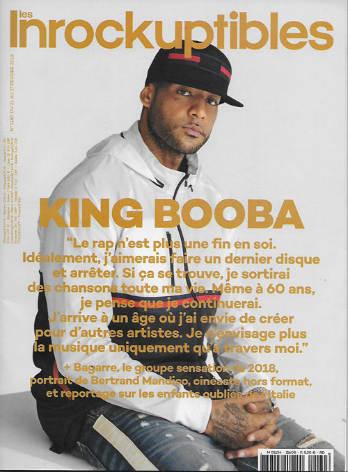 Les Inrockuptibles n�1160 Booba cover