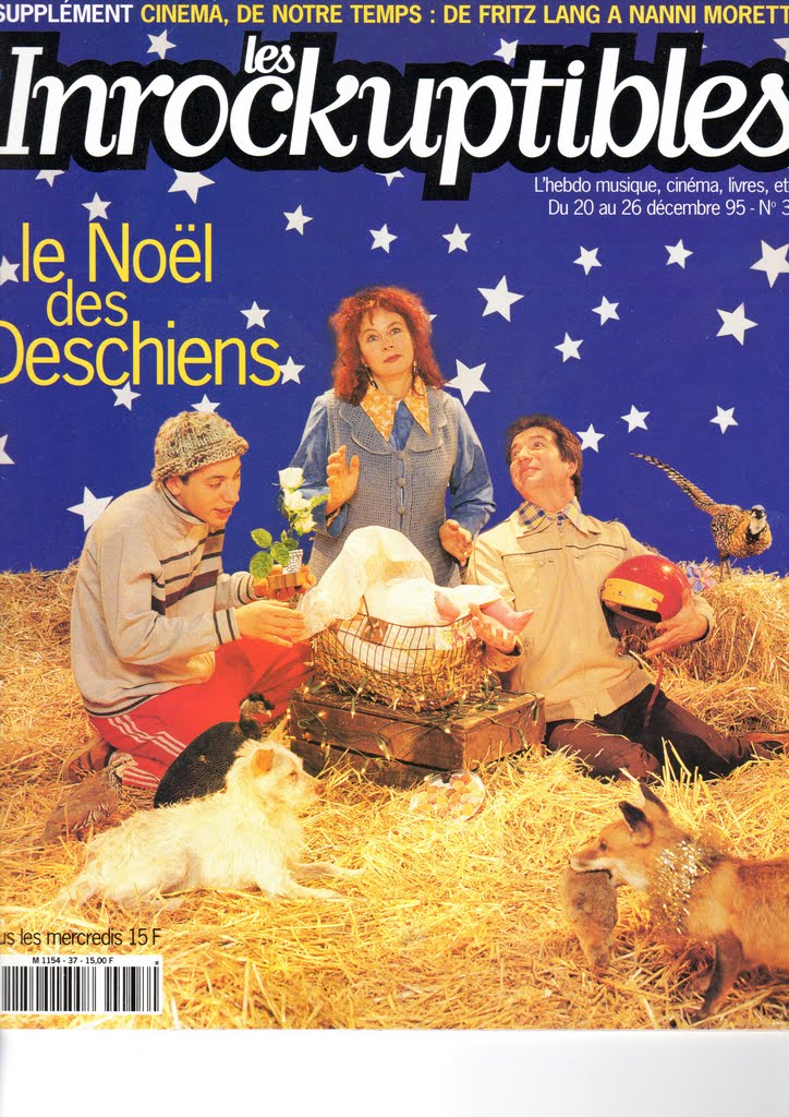 Les Inrockuptibles n� 37 d�cembre 1995 Les Deschiens cover