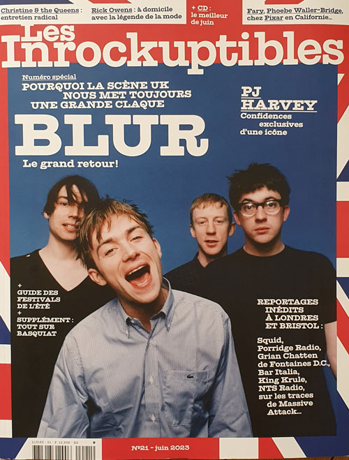 Les Inrockuptibles n�21 Juin 2023 Blur