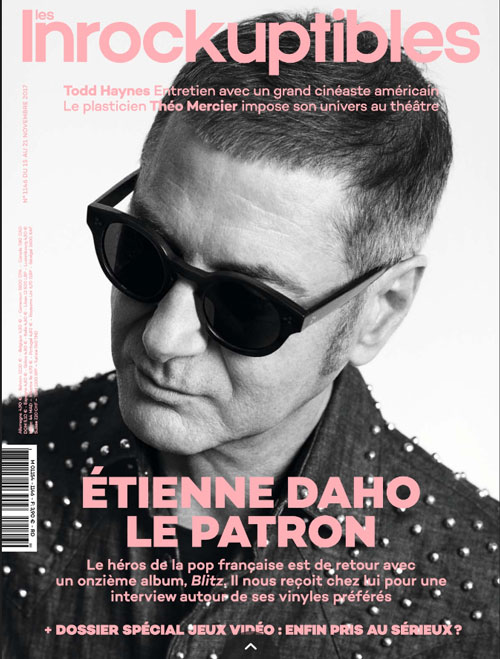 Les Inrockuptibles n�1146 Novembre 2017 Etienne Daho cover