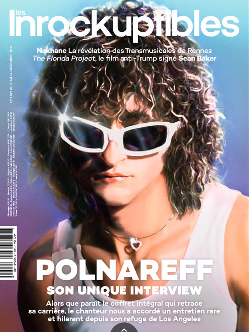 Les inrockuptibles 1149 D�cembre 2017 cover Michel Polnareff