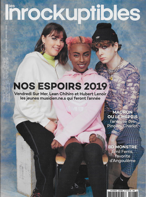 Les Inrockuptibles n� 1208 23 janvier 2019 cover