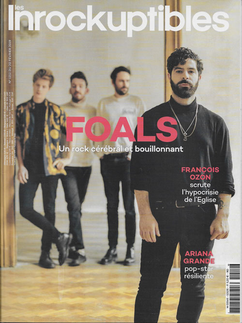 Les Inrockuptibles 1212 F�vrier 2019 Foals cover
