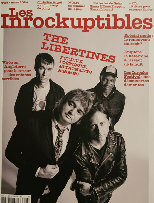 Les Inrockuptibles n�28 Mars 2024 Les Libertines