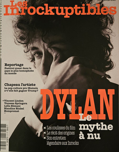 Les inrockuptibles n�37 F�vrier 2025 Bob Dylan