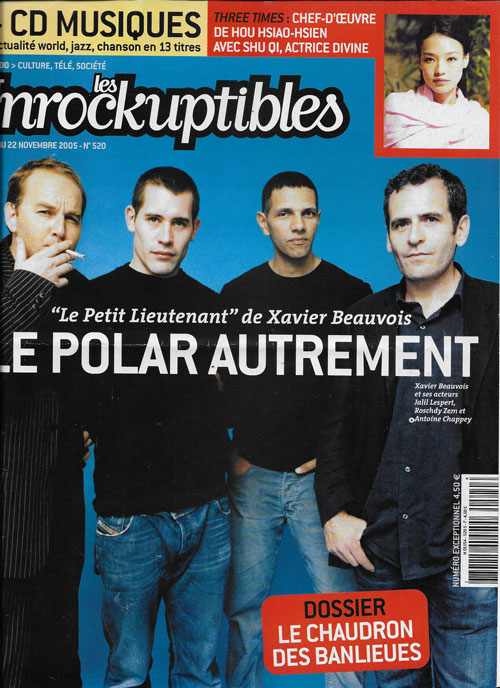 Les Inrockuptibles n�520 Novembre 2005 cover Xavier Beauvois