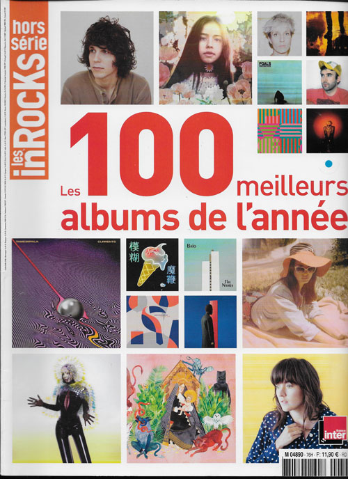 Les Inrocks hors s�rie n�76 - Les 100 meilleurs albums de l'ann�e 2015