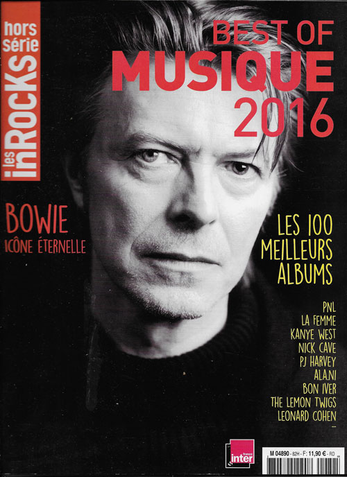 Les Inrocks Hors S�rie Best of 2016 cover