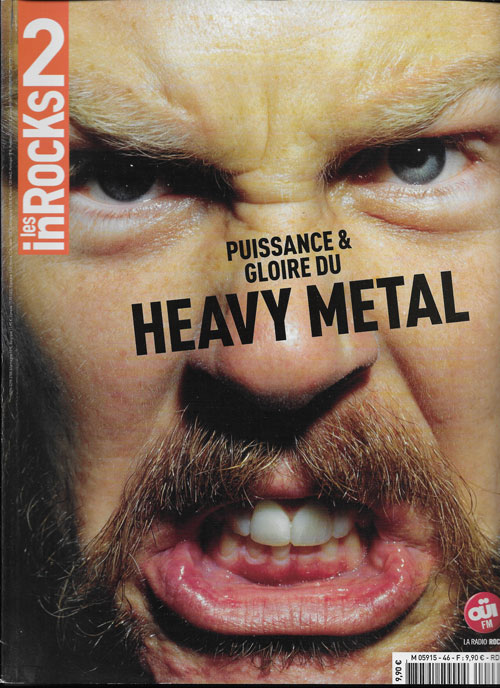 Les Inrocks 2 n� 46 Puissance et gloire du heavy metal cover