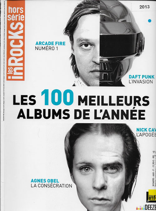 Les Inrocks hors s�rie Les 100 meilleurs albums de l'ann�e 