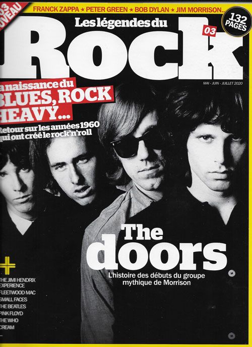 Les l�gendes du rock n�03 The Doors Mai juin juillet 2020 cover