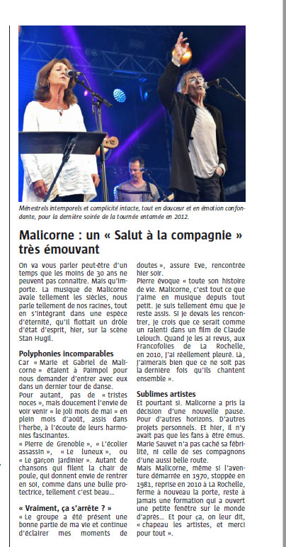 article du jourla Le T�l�gramme du 13 ao�t 2017